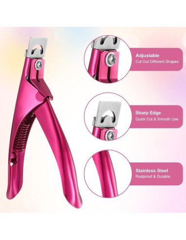 Cortador de Uñas Acrílicas Qianyu Ajustable con Imán 12.5cm
