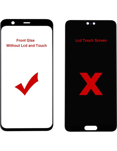 Reemplazo Pantalla de Vidrio Frontal Duotipa para Google Pixel 4