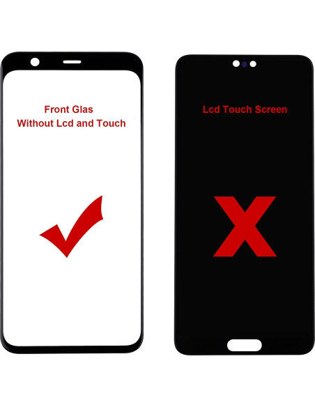Reemplazo Pantalla de Vidrio Frontal Duotipa para Google Pixel 4 Reemplazo Pantalla de Vidrio Frontal Duotipa para Google Pixel 4
