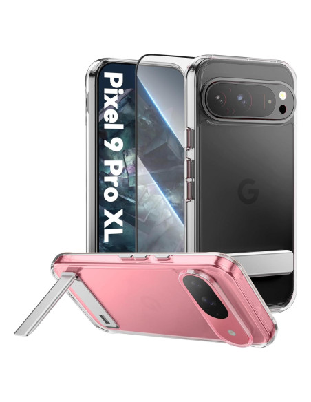 Funda Transparente Oneagle para Google Pixel 9 Pro XL con Soporte Funda Transparente Oneagle para Google Pixel 9 Pro XL con Soporte