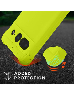 Funda KIOMY para Google Pixel 7 Pro, bumper verde neón 2