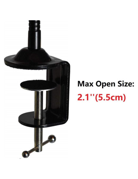 Soporte de StreamCam AceTaken - Brazo Flexible 64 cm Negro Soporte de StreamCam AceTaken - Brazo Flexible 64 cm Negro