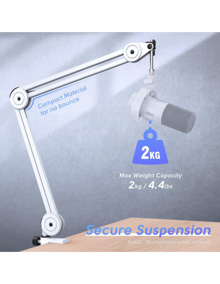 Micrófono FIFINE XLR Dinámico con Soporte de Brazo para PC Micrófono FIFINE XLR Dinámico con Soporte de Brazo para PC