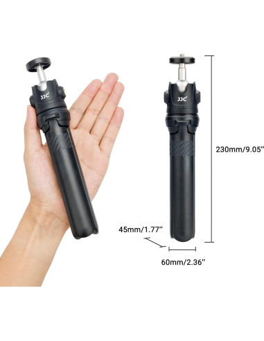 Trípode Mini Extensible y Selfie Stick JJC TPT1 para Cámaras