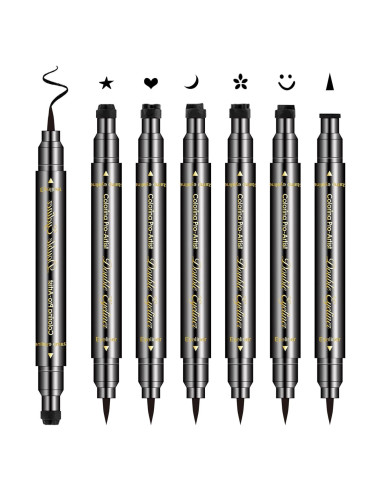 Set de 6 Lápices de Sello Eyeliner Doble Cabeza Erinde
