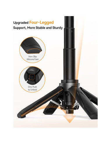 Trípode Selfie Portátil Takerers T-LS18 con Control Remoto