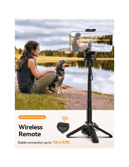 Trípode Selfie Portátil Takerers T-LS18 con Control Remoto Trípode Selfie Portátil Takerers T-LS18 con Control Remoto