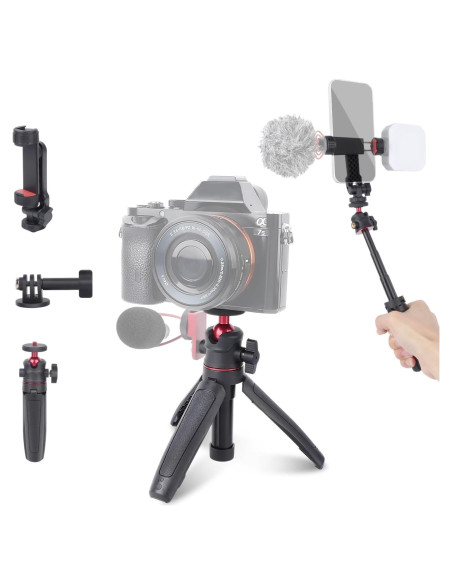 Mini Trípode Extensible Mechrig SY028 para Selfie y Vlogging Mini Trípode Extensible Mechrig SY028 para Selfie y Vlogging