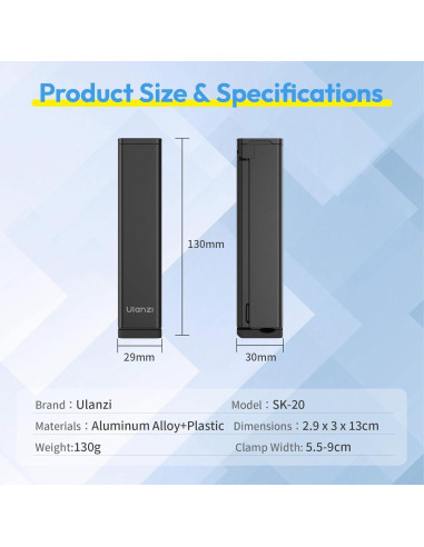 Soporte para Teléfono ULANZI SK-20 Plegable 360 Antideslizante