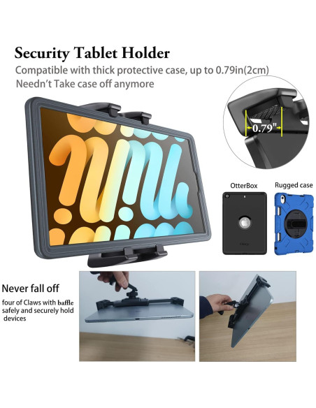 Soporte de Trípode Peastrex para iPad y Smartphone 152 cm Soporte de Trípode Peastrex para iPad y Smartphone 152 cm