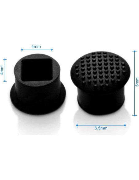 Tapa de Ratón de Teclado TrackPoint MMOBIEL 5 Pcs Negra Tapa de Ratón de Teclado TrackPoint MMOBIEL 5 Pcs Negra