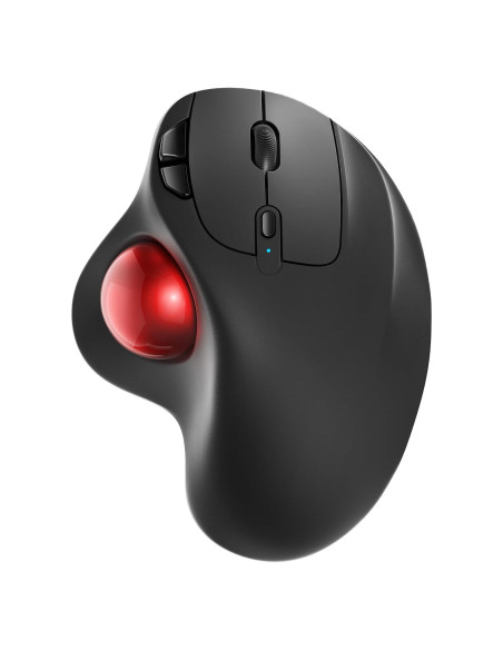 Ratón Trackball Inalámbrico Nulea M501 Ergonómico Rojo Ratón Trackball Inalámbrico Nulea M501 Ergonómico Rojo