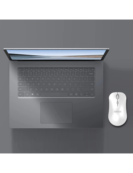 Ratón Inalámbrico Arteck MW162 Ergonómico Blanco USB Ratón Inalámbrico Arteck MW162 Ergonómico Blanco USB