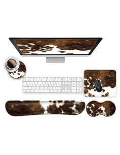 Conjunto Soporte Muñeca Teclado y Ratón JVGFYNKL Espuma Viscoelástica