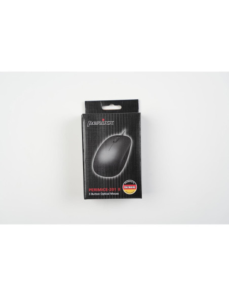 Ratón Óptico USB Perixx PERIMICE-201U 3 Botones 1000dpi Negro