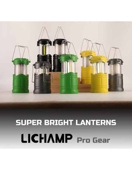 Linternas LED Portátiles Lichamp 4 Pack, Colapsables y Seguras Linternas LED Portátiles Lichamp 4 Pack, Colapsables y Seguras