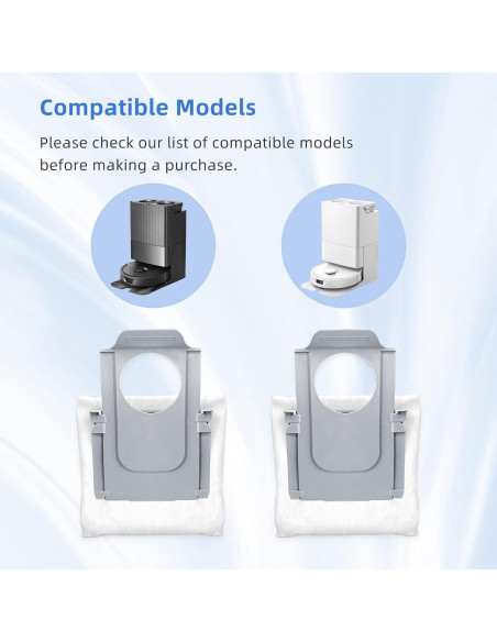 16 Bolsas de Polvo Compatibles para Roborock Qrevo y S8 Max 16 Bolsas de Polvo Compatibles para Roborock Qrevo y S8 Max