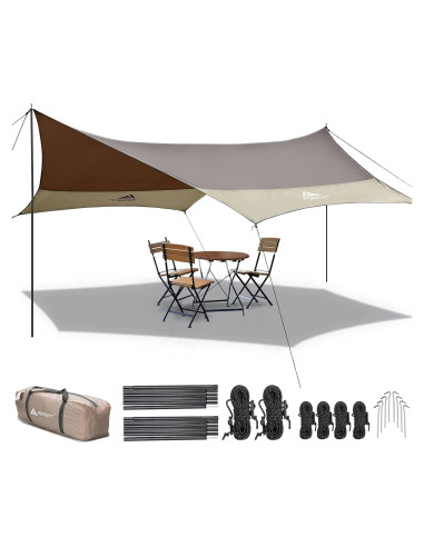 Lona Impermeable Forceatt 3.66x4.27m para Camping y Picnic