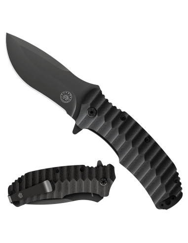 Cuchillo Plegable Off-Grid Fuego Rápido Blackout D2 9.5cm