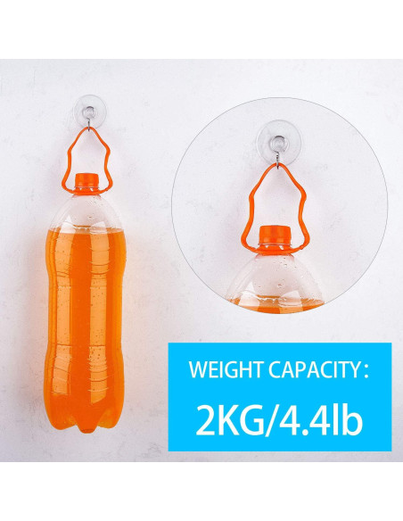 Ganchos de Ventosa Awpeye 20 Paquetes 4.57 cm PVC Transparente Ganchos de Ventosa Awpeye 20 Paquetes 4.57 cm PVC Transparente