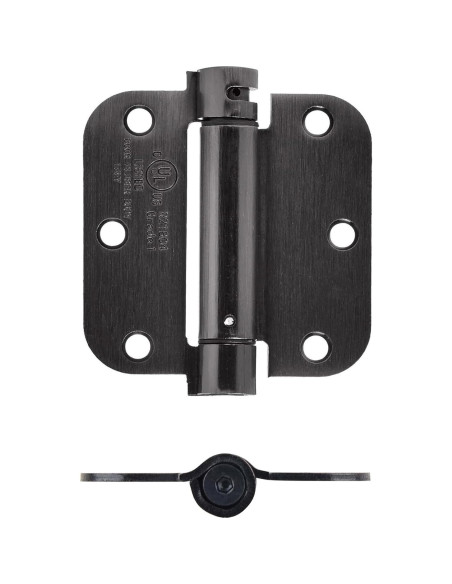 Bisagra de puerta automática Amazon Basics 8.89 cm bronce Bisagra de puerta automática Amazon Basics 8.89 cm bronce
