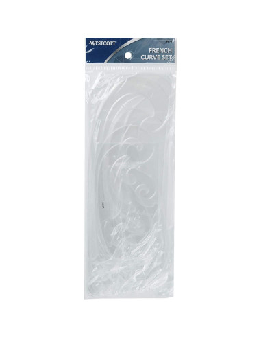 Conjunto de curvas plásticas Westcott FC-4, Set de 4 unidades