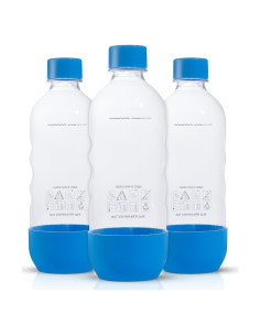Botellas de Agua Carbonatada MRX Solutions 1L - Paquete de 3