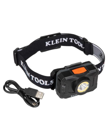 Linterna Frontal Recargable Klein Tools 800 Lúmenes LED