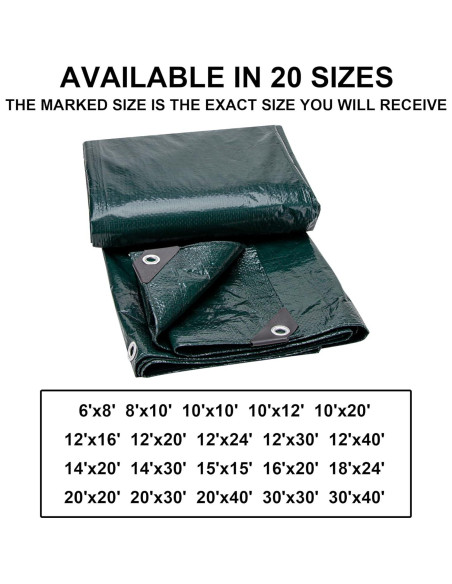 Lona Cartman Verde 1.83x2.44m Impermeable 8 Mil para Camping Lona Cartman Verde 1.83x2.44m Impermeable 8 Mil para Camping