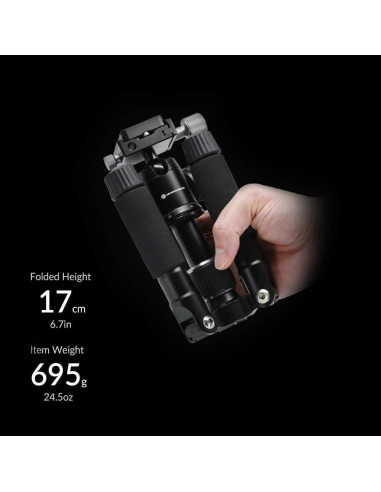 Trípode Plegable Liviano ORANGEMONKIE 50V para Cámaras y Smartphones