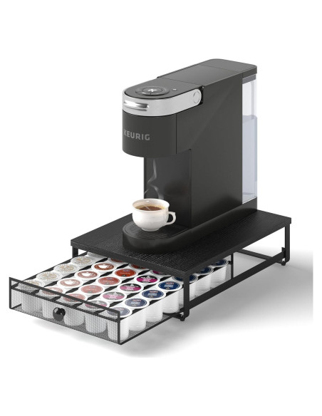 Organizador de Cajón para 35 Cápsulas de Café Sedegn Negro Organizador de Cajón para 35 Cápsulas de Café Sedegn Negro