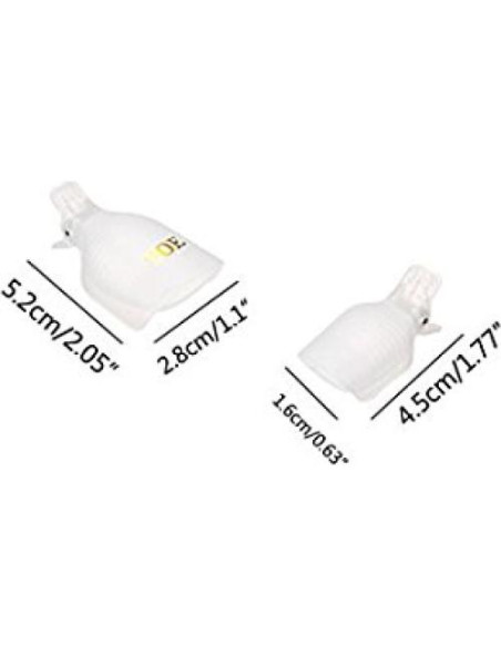 Clips de Capuchón Yimart para Remover Esmalte - 10 Piezas Clips de Capuchón Yimart para Remover Esmalte - 10 Piezas