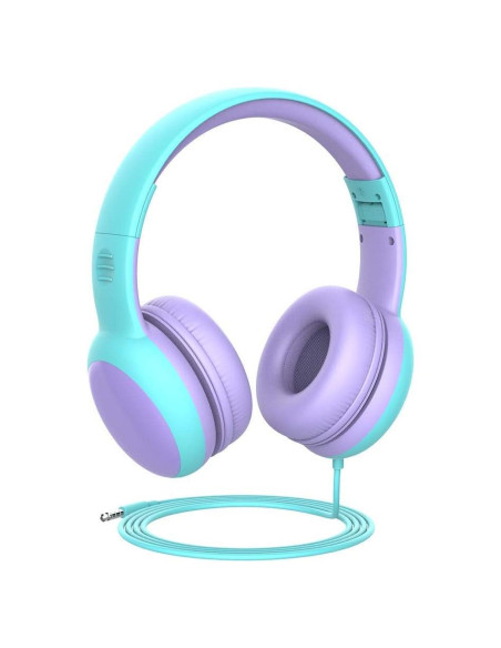 Auriculares Gorsun E61V para Niños Púrpura con Volumen Limitado Auriculares Gorsun E61V para Niños Púrpura con Volumen Limitado