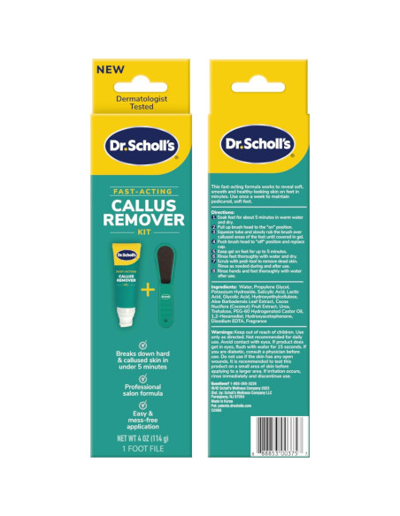 Kit Gel Removedor de Callos Dr. Scholl's - Pies Suaves en 5 Min Kit Gel Removedor de Callos Dr. Scholl's - Pies Suaves en 5 Min