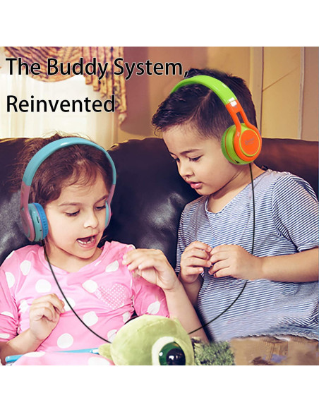 Auriculares Plegables Contixo KB-2600 Bluetooth Niños 85dB Auriculares Plegables Contixo KB-2600 Bluetooth Niños 85dB