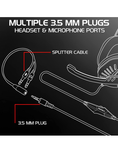 Auriculares Gaming ENHANCE GX-H5 Verde con Micrófono 3.5mm
