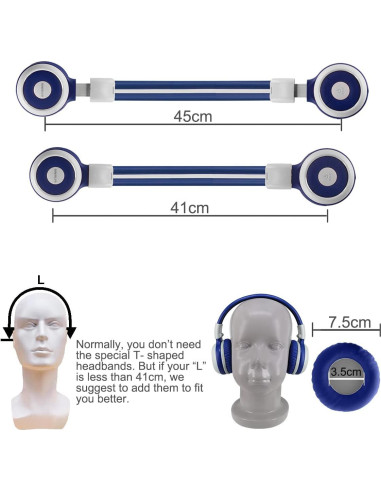 Auriculares Bluetooth Simolio JH-712G Niños Plegables 75dB