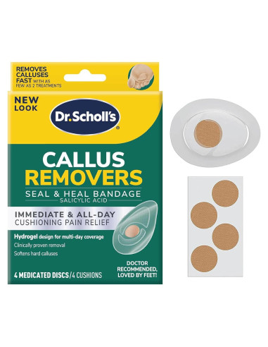 Removedor de Callos Dr. Scholl's Hidrogel 4 Piezas