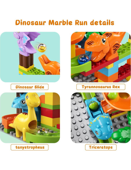 Bloques de Construcción Dinosaurios Burgkidz 0.88kg Pista STEM 3-8 años Bloques de Construcción Dinosaurios Burgkidz 0.88kg Pista STEM 3-8 años