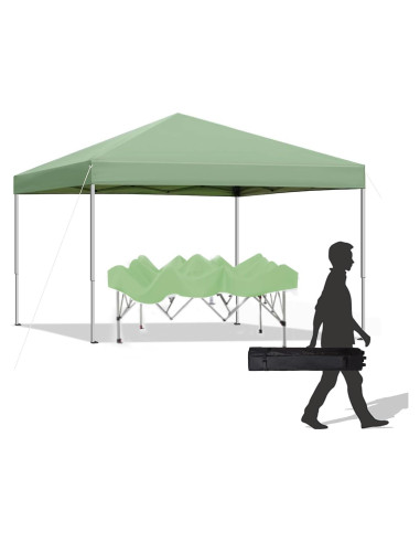 Carpa Pop-Up SAILARY 3x3m Impermeable Verde con Bolsa