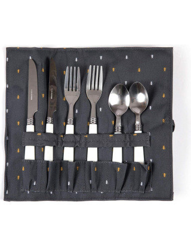Cesta de Picnic Piccadilly PICNIC TIME para 2 - Mimbre Gris