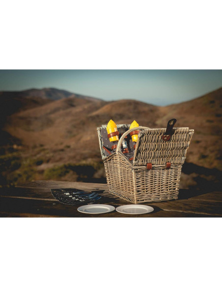 Cesta de Picnic Piccadilly PICNIC TIME para 2 - Mimbre Gris Cesta de Picnic Piccadilly PICNIC TIME para 2 - Mimbre Gris