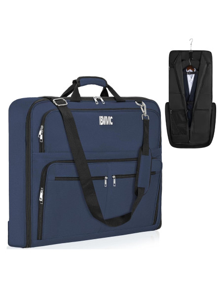 Bolsa de Ropa de Viaje Oxford Azul 41.3" con Compartimentos