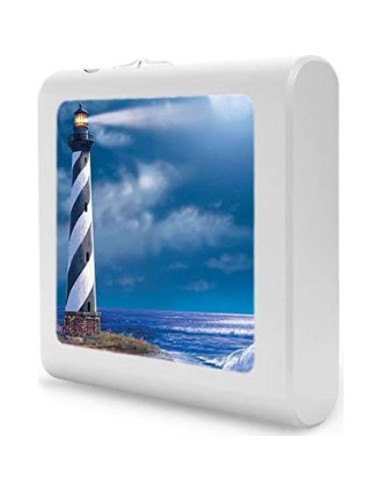 Luz Nocturna LED Art Plates Faro de Cape Hatteras 0.5W