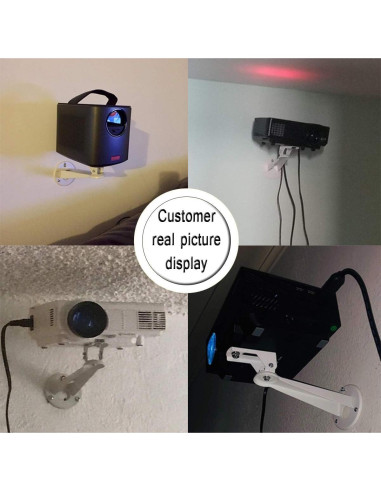 Soporte de Pared para Mini Proyector 2-Be-Best Blanco 20cm