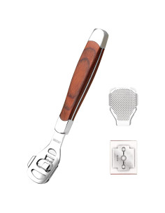 Raspador de Callos ZIZZON con Mango de Madera y 10 Cuchillas