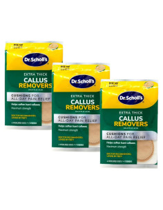 Removedores de Callos Extra Gruesos Dr. Scholl's 3 Paquetes