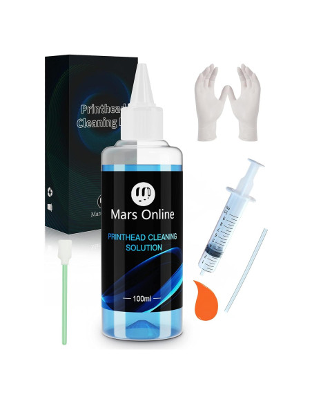 Kit de limpieza de cabezales de impresora Mars Online 100ML Kit de limpieza de cabezales de impresora Mars Online 100ML