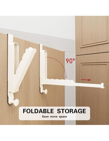 Estante de Secado Plegable Goffing para Puerta 28.5x7.4cm