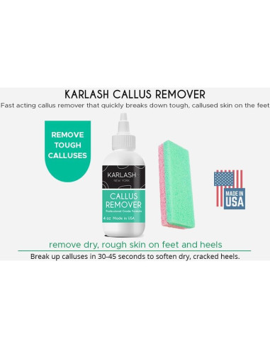 Gel Removedor de Callos Karlash 113.4 g + Piedra Pómez
